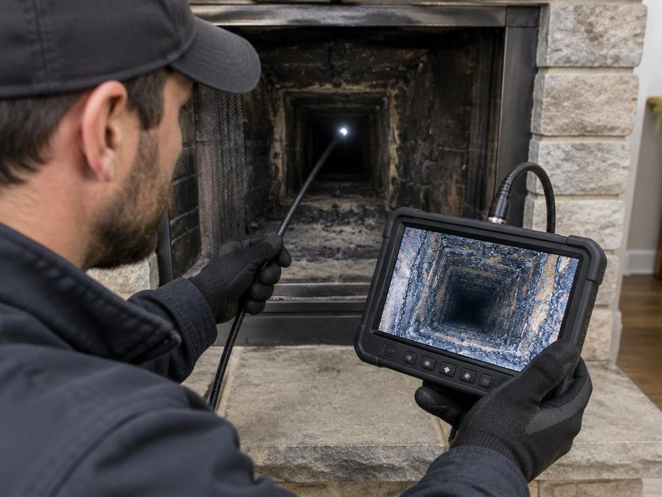 Chimney camera inspection in Los Angeles, CA